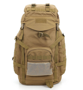 Outdoor Sports Tactical Military Fan Mountaineering Travel កាបូបស្ពាយទំហំធំ 60L