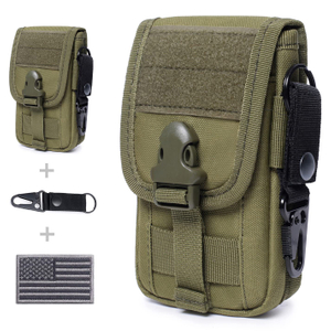 Tactische Molle Telefoonzakje EDC Mobiele Telefoonhouder Smartphone Organizer Tas #PU032