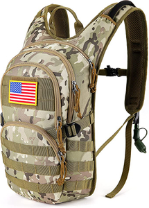 Beg galas Taktikal Molle Hydration Pack dengan Pundi Air Kalis Bocor 2L BPA #5864