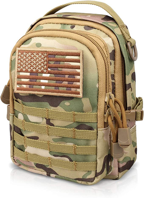 T&uacute;i Molle Chiến Thuật Nhỏ Thiết Kế Mini Ba L&ocirc; Tấn C&ocirc;ng 3 Ng&agrave;y #B0235
