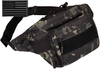 ยุทธวิธี Fanny Pack MOLLE Army Lumbar Gear Pouch (รวมแพทช์) # W1252