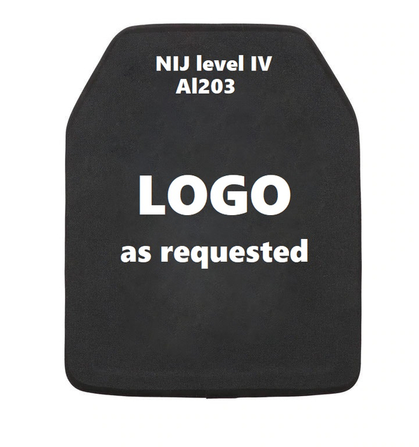 Tahap IV Ballistic Plate (AL203) Nij .06 Bersertifikat