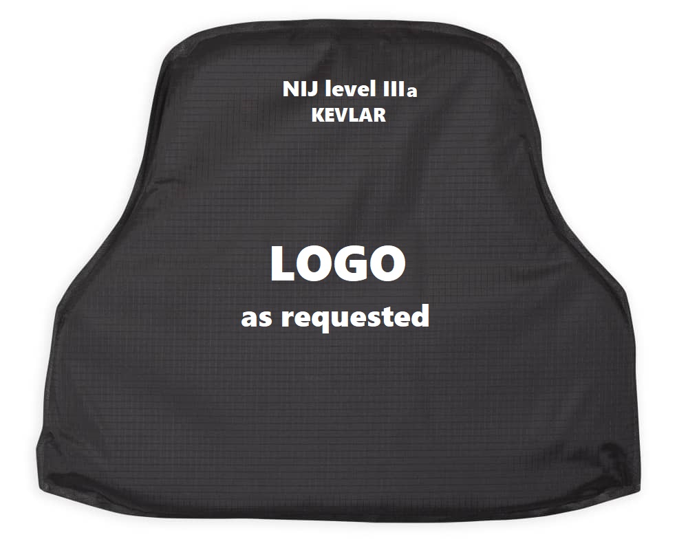 Level IIIA Soft Plate (Kevlar) front + back protection